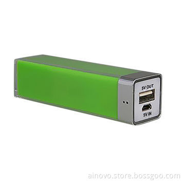 2,200mA universal power bank for iPhone, MP3, high capacity, colorful, small size